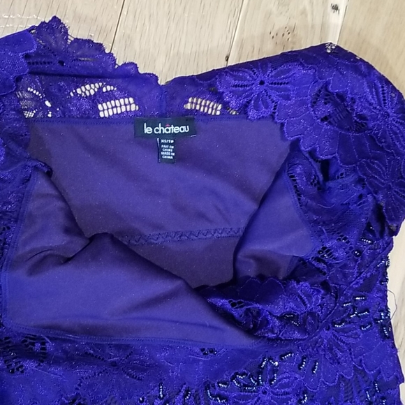 Purple beaded top - Picture 5 of 6